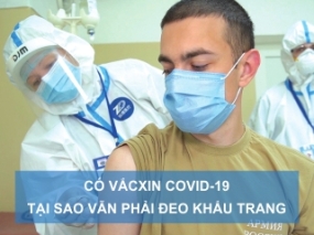 Có vắcxin covid-19 Tại sao vẫn phải đeo khẩu trang